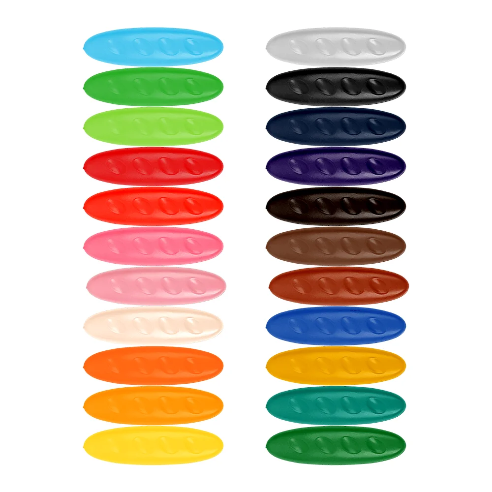 Custom shaped design non-toxic washable stackable finger crayons safe