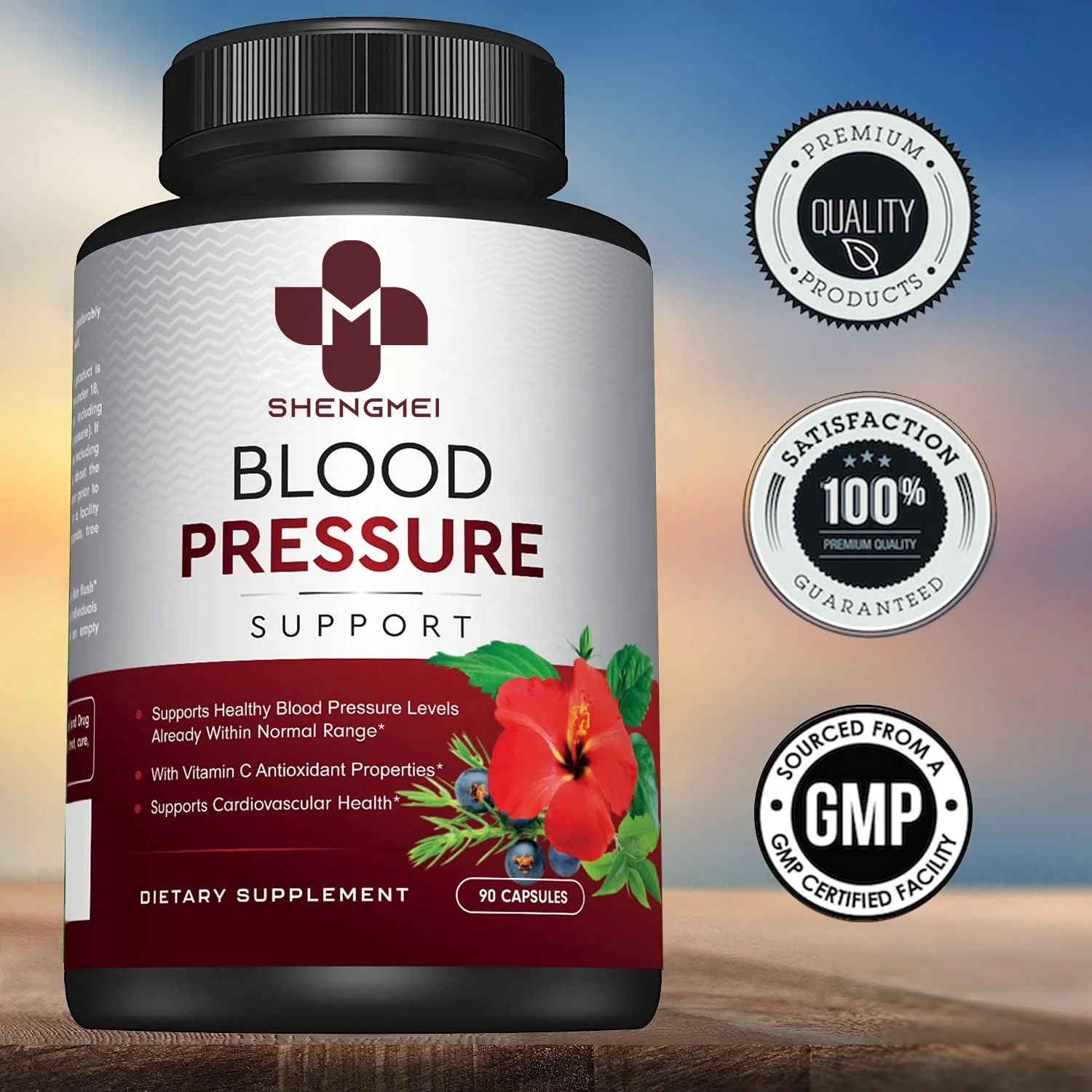 Factory direct sales blood pressure capsules support cardiovascular health vitamin c properties softgel capsules
