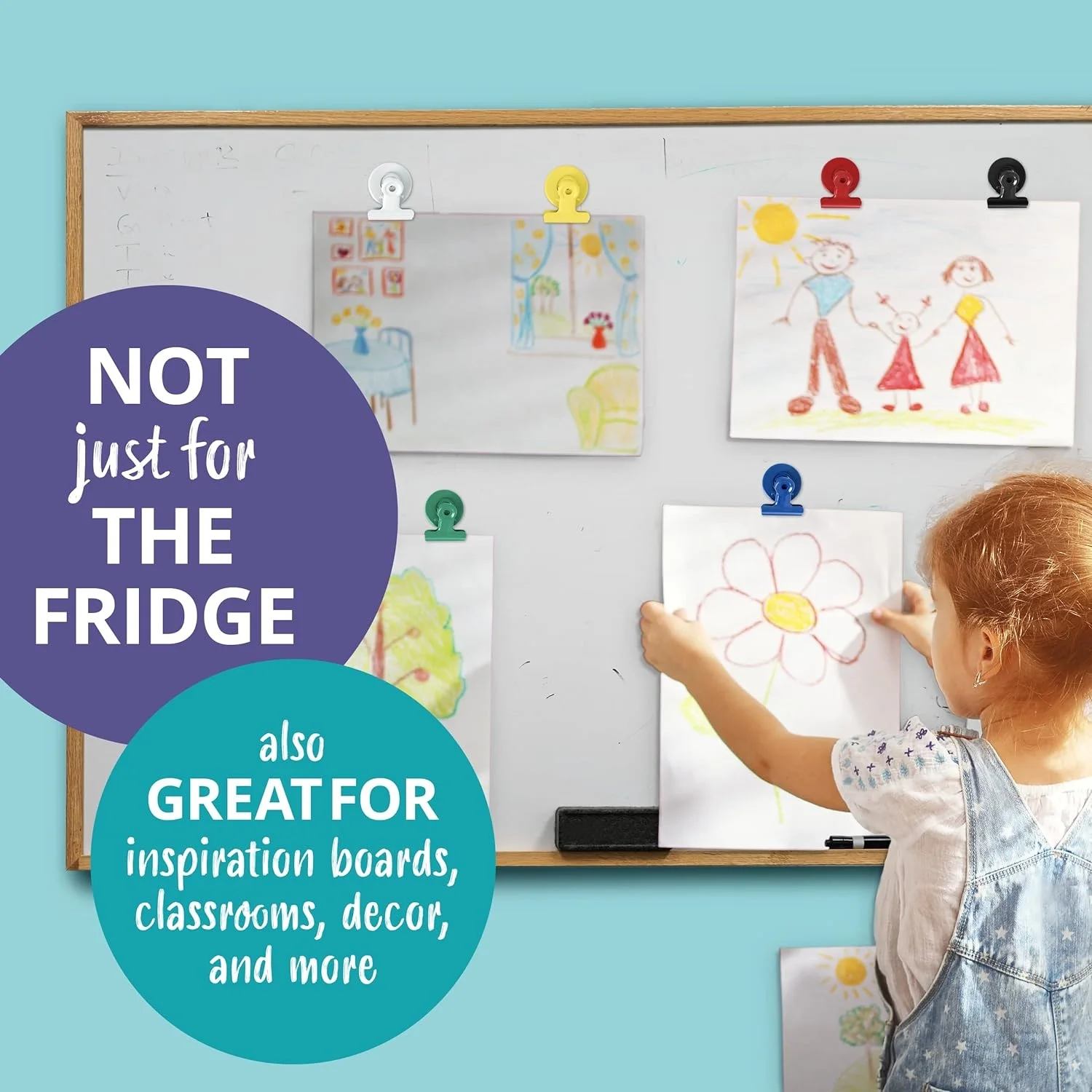 Heavy Duty Fridge Refrigerator Magnets Strong Magnetic Clips for Fridge Locker Whiteboard Stationary Photo Displays