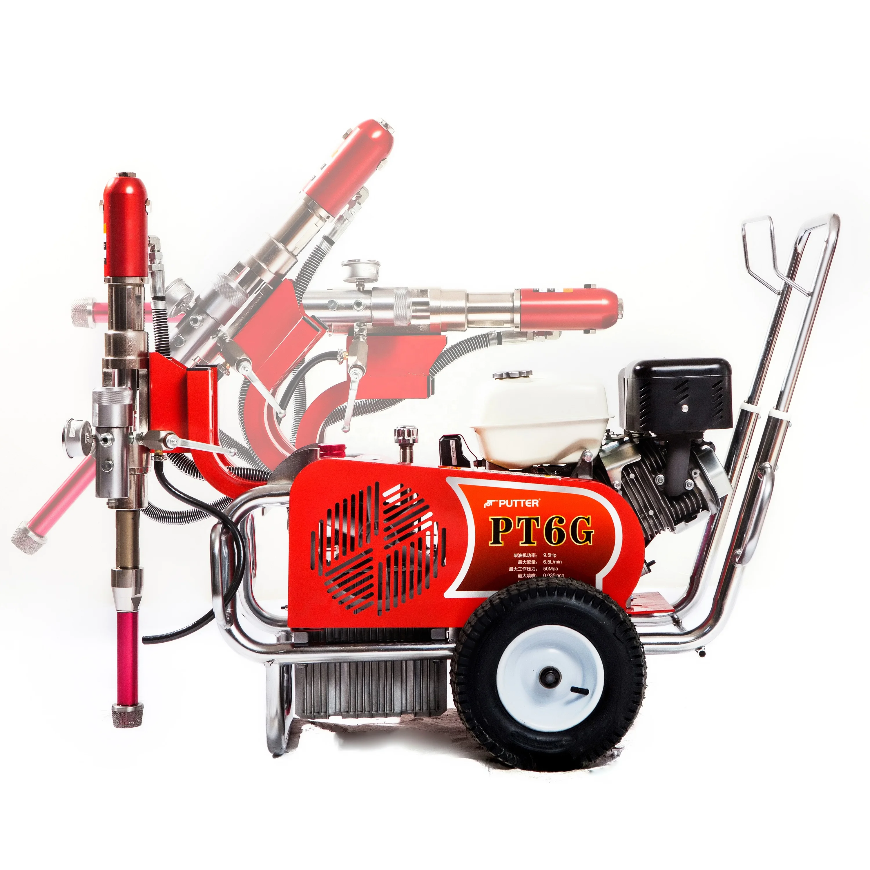putty sprayer, putty spraying machine, mortar sprayer