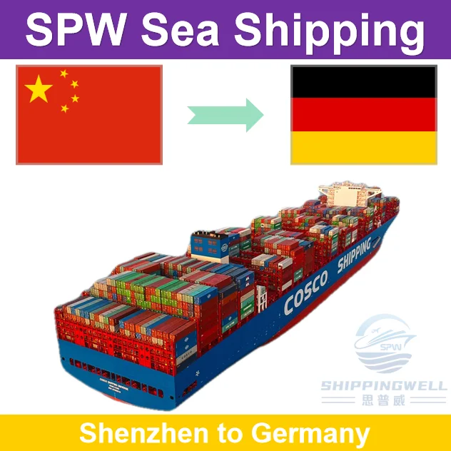 Fast FCL 40HQ Sea Freight Forwarder DDP from Shenzhen China to Hamburg Germany with Customs Clearance and Door to Door Services