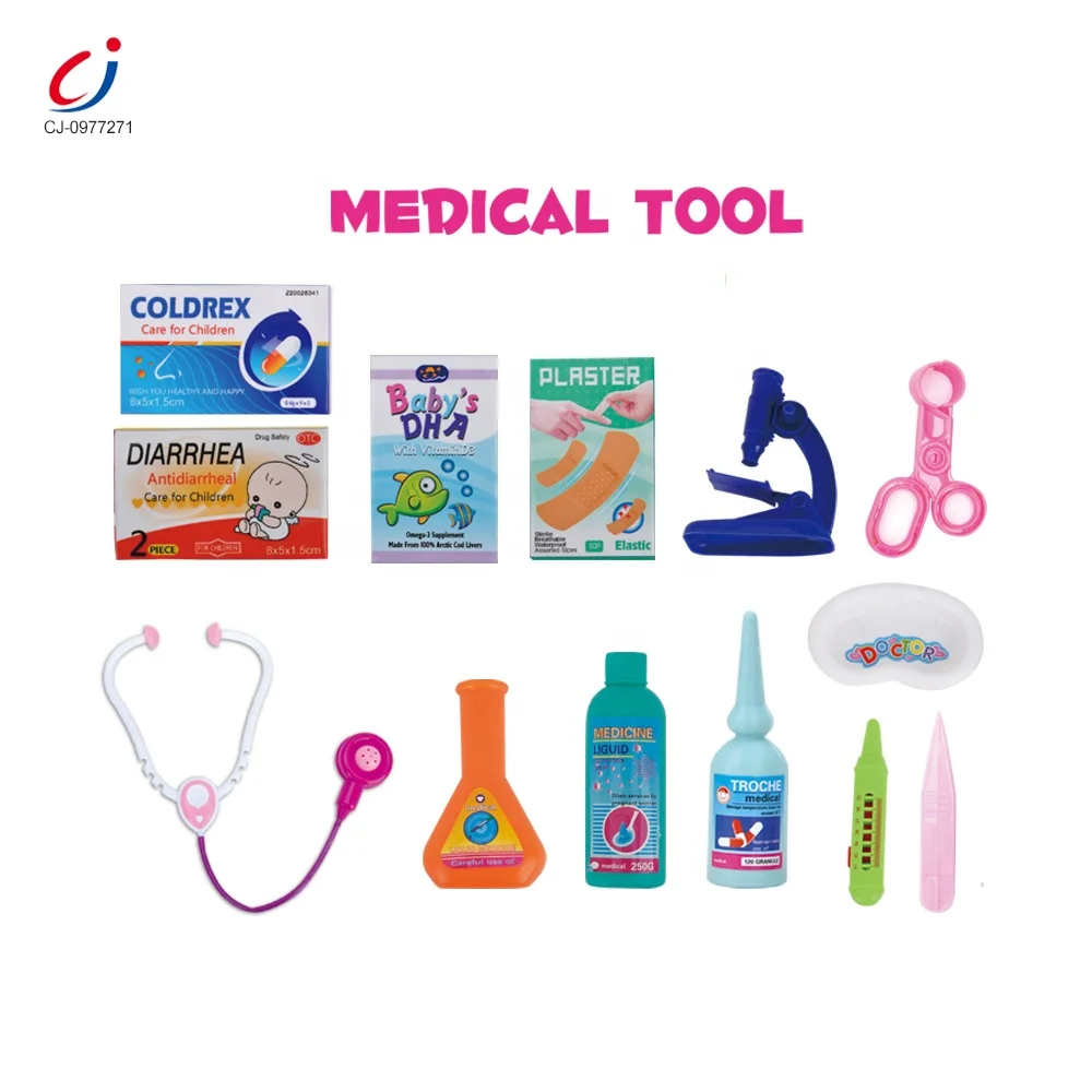 Wholesale preschool play game children cake car doctor set toy pretend play