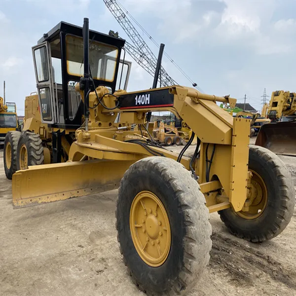 Good condition used road building machinery motor grader cat 140H (11000000496648)