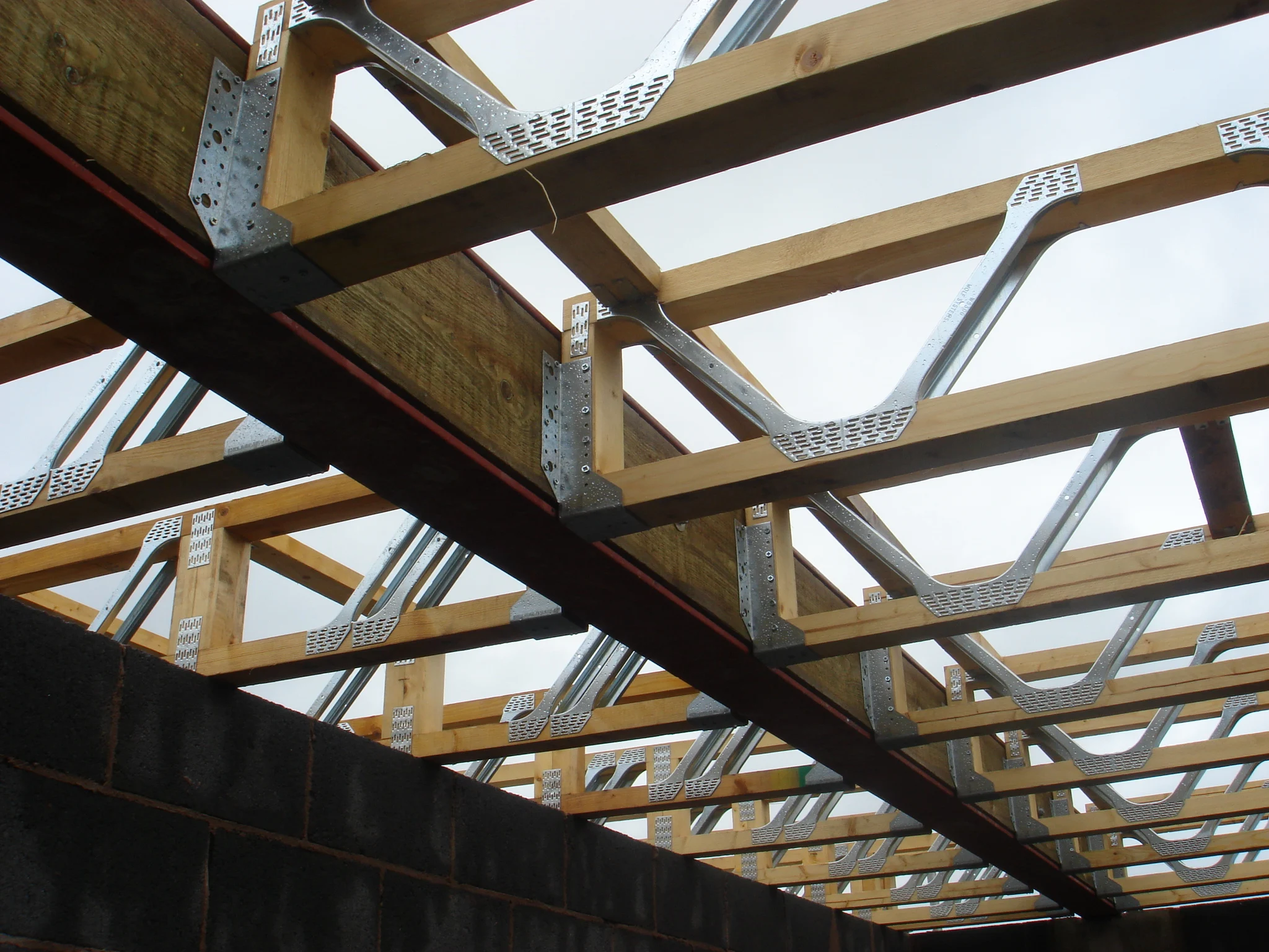 Metal web joists designed and manufactured Timber Structure Metal Steel Web Floor Truss Joists System