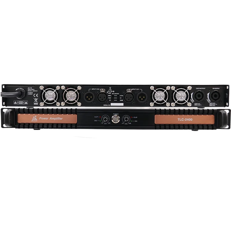 High Power Hot Selling 4600 W *2 Channel Class D Amplifier 1 U Size Professional Stage Amplifier for Performance