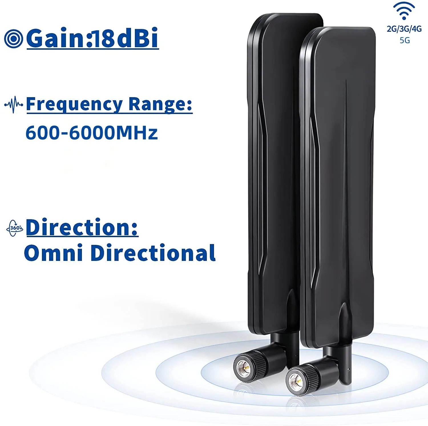 4G/5G folding glue stick antenna LTE high-gain network card flat antenna external WIFI optical cat router antenna