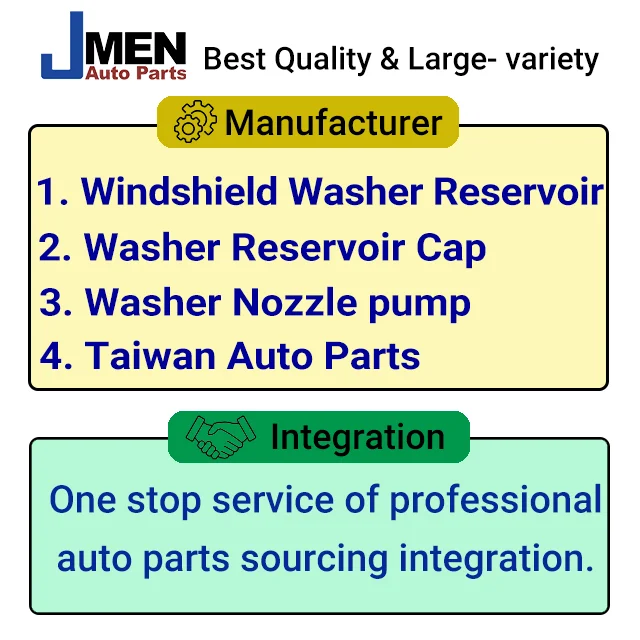 Jmen for HYUNDAI TUCSON VELOSTER Windshield Washer Tank Reservoir Nozzle Pump car Taiwan Auto Part