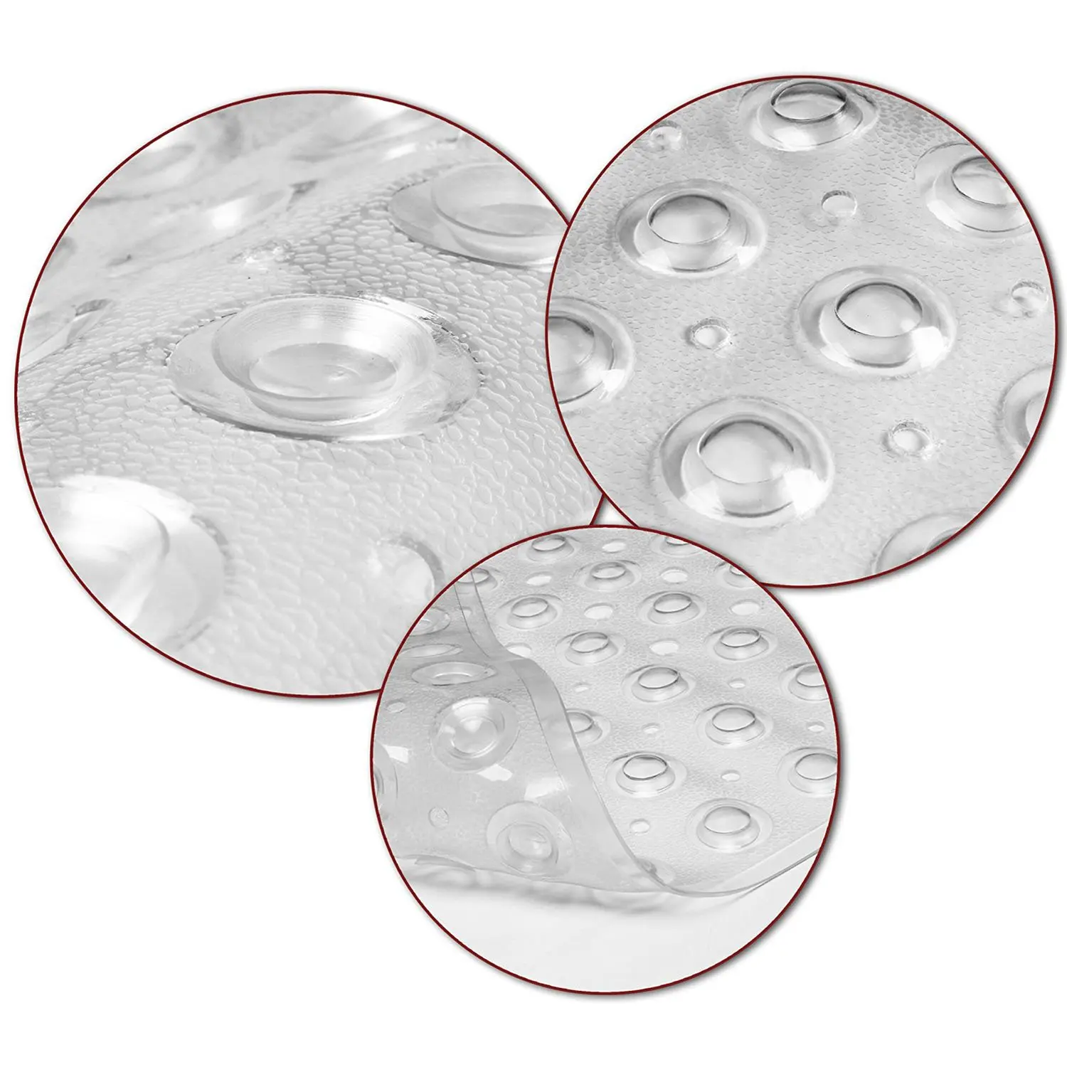 Best Seller PVC Material Non slip Mat Bathtub Mat for Bathroom Shower with Suction Cups