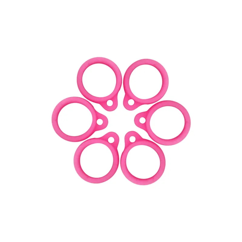 40mm black vape ring silicone e cigarette ring holder for box mods vape lanyard ring accessory in stock Malaysia Indonesia hot