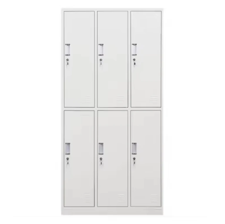 Wholesale Hot Sale 6 door locker Compartment Metal Locker steel 6 door price sports locker