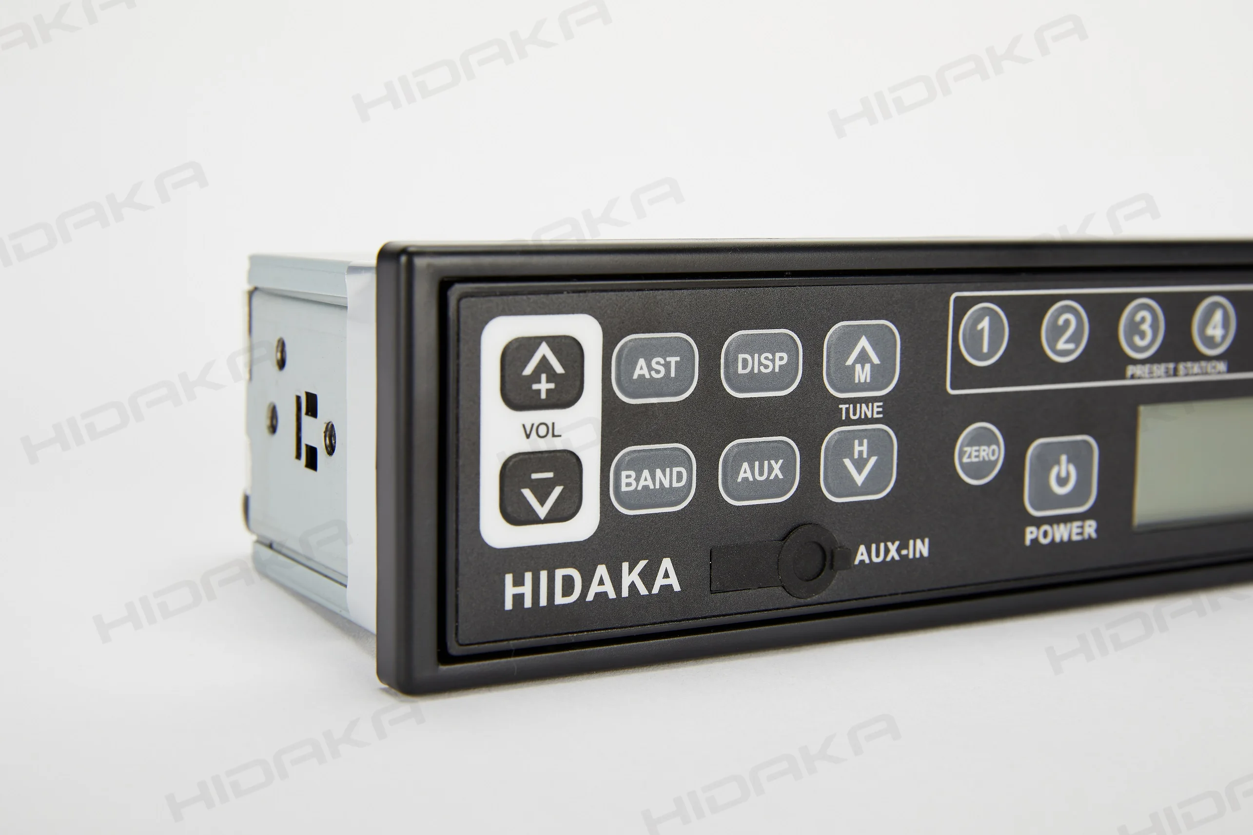 HIDAKA Excavator Radio AM FM with AUX Jack 12v 24v M99 1din Excavator radio