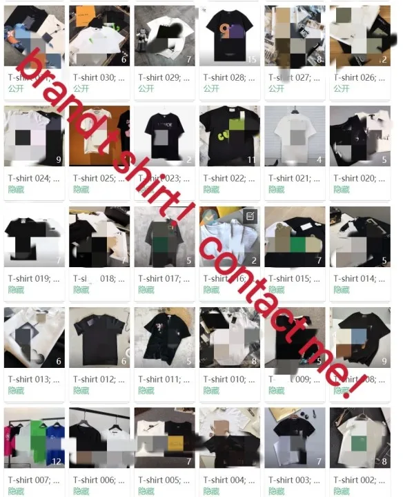 Candice detail contact me vintage whole print logo  knit shirt summer designer sweater for women