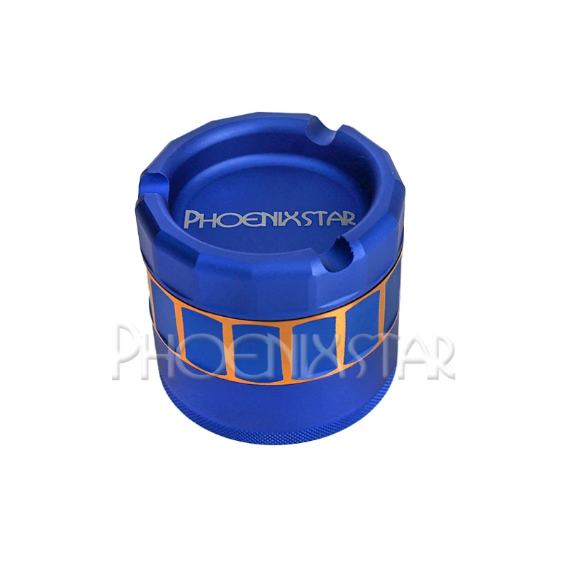 Factory Wholesale 4 parts Smoking Dry Herb Grinder Custom Logo Mix colors Tobacco Grinder Aluminum Alloy Portable Grinder
