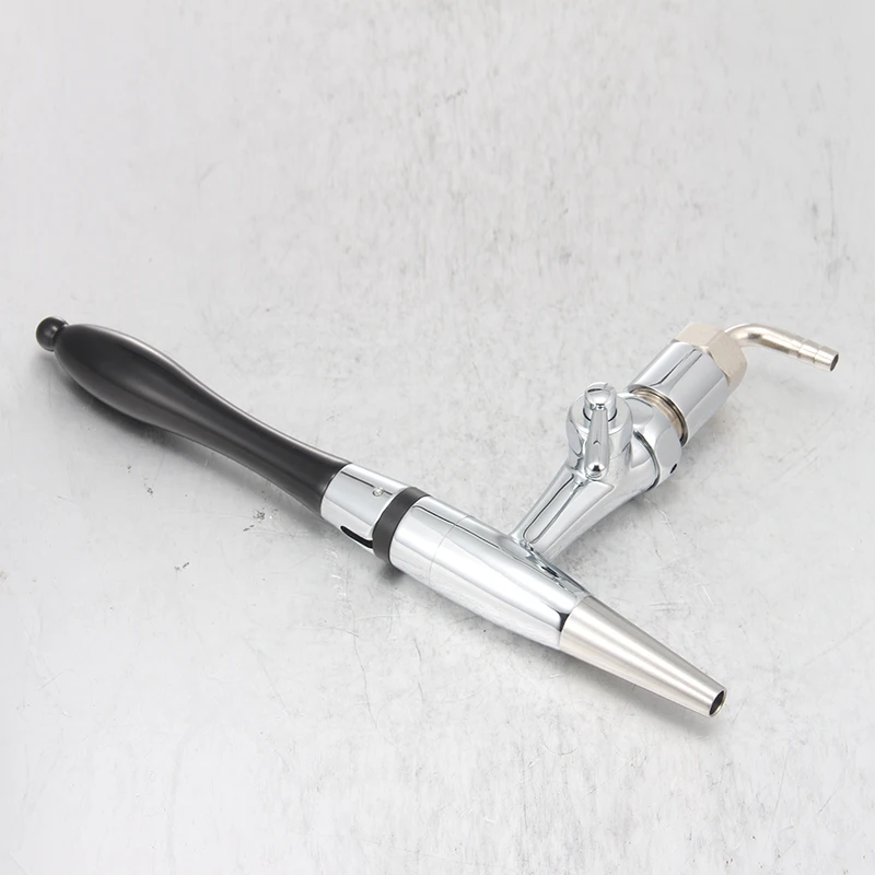 Single hole draft beer tower with stout tap for craft beer and  nitro cold brew coffee