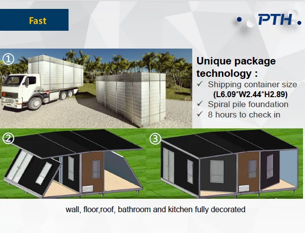  PTH Smarthouse CE CSA UL CODEMARK Сертифицированный современный умный экологически чистый дом модульные сборные