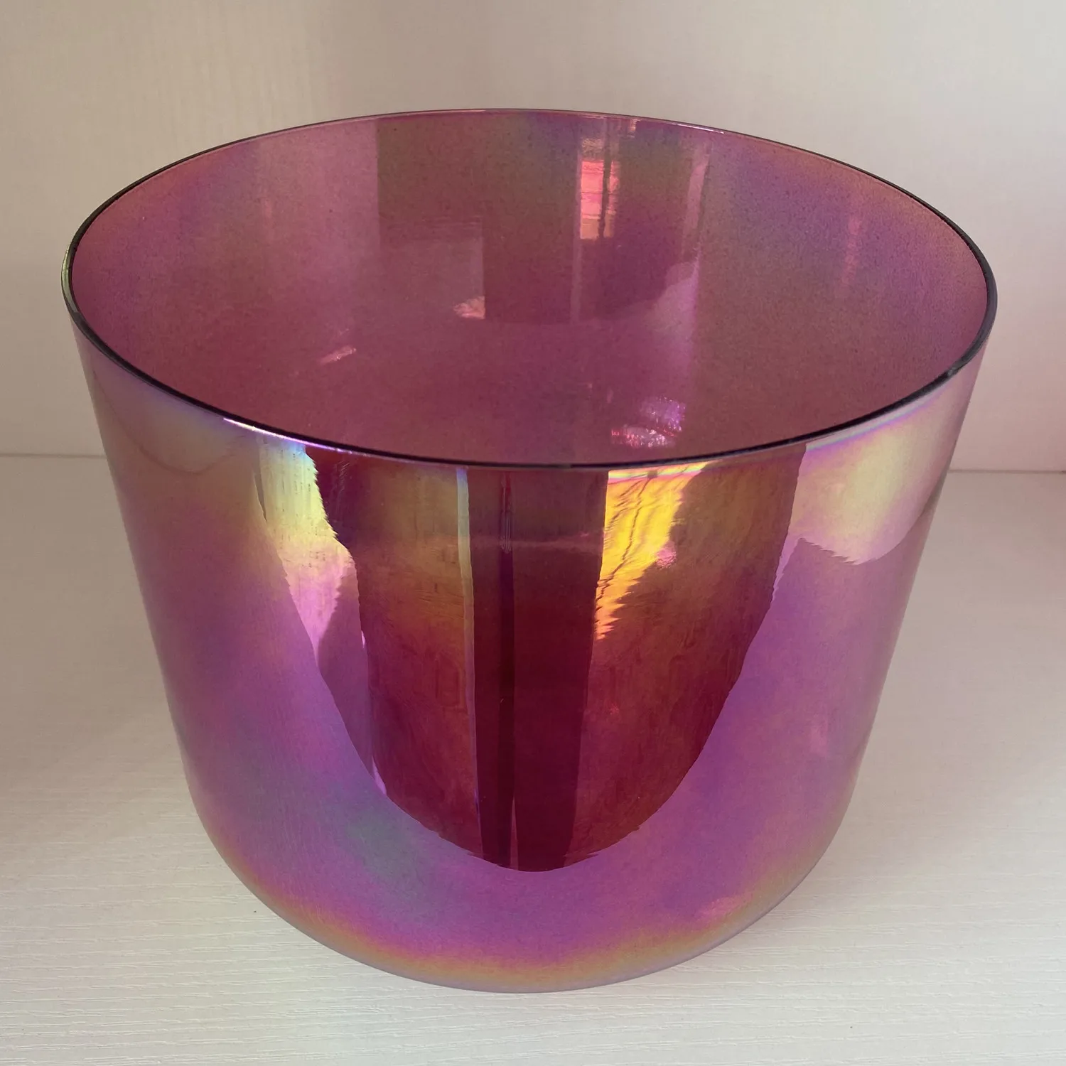 Alchemy Ruby Cosmic Light прозрачная кварцевая Хрустальная Поющая чаша для звукового исцеления и терапии