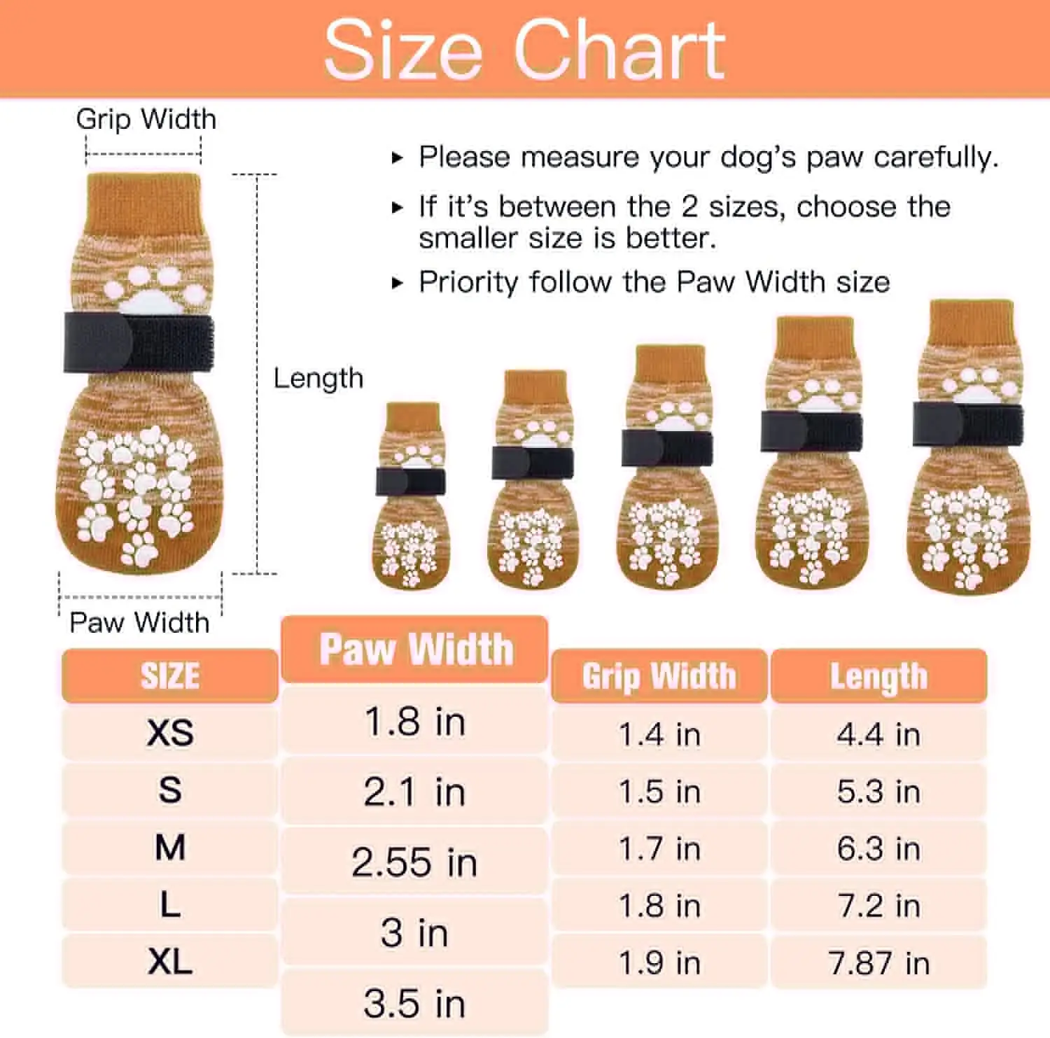 Double Side Anti-Slip Dog Socks with Adjustable Straps for Indoor on Hardwood Floor Wear Best Puppy Pet Paw Protection