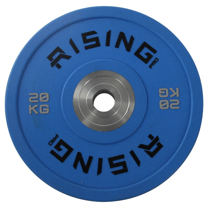 RISING powerlifting weight plates pu urethane bumper plate
