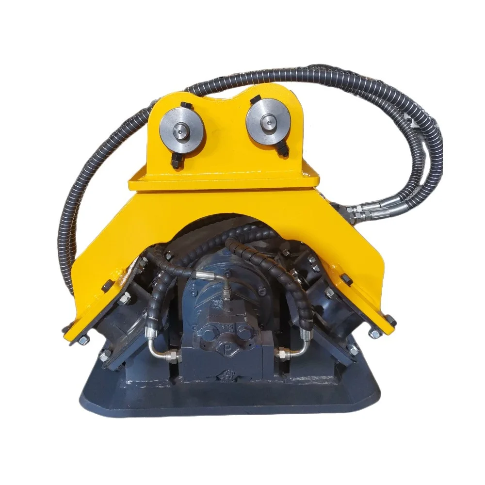 DHG Mini Hydraulic Plate Compactor Hydraulic Vibration Rammer 3.5-4.5ton Excavator New Condition Core Motor Bearing Components