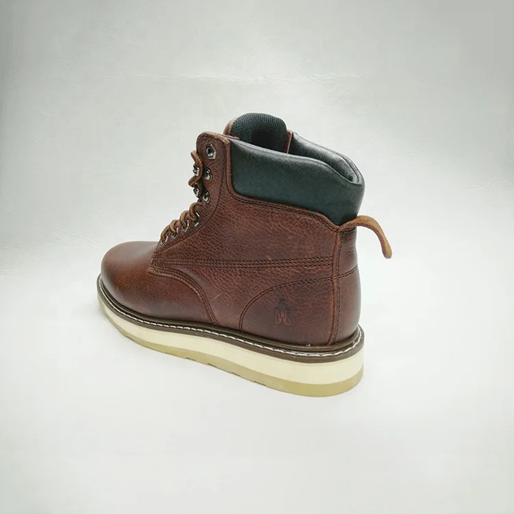 Gaomi Moning Glory Professional manufacturers supply Top quality cow leather EVA sole New goodyear welted boot