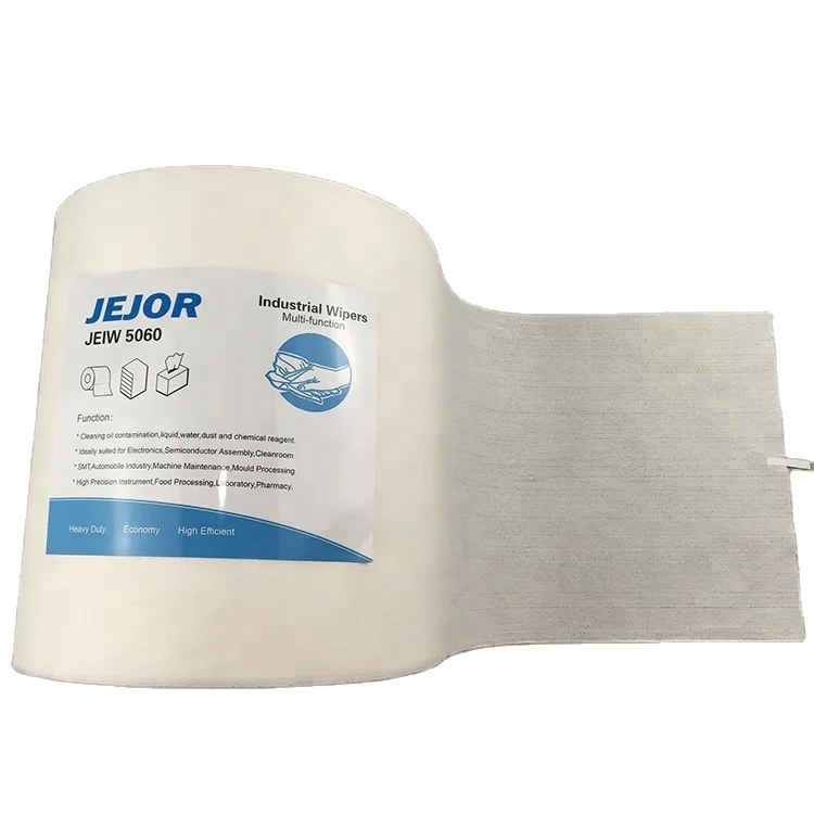 31x34.5cm Woodpulp PP Heavy Duty Industrial Cleaning Wipes Paper Towel Rolls