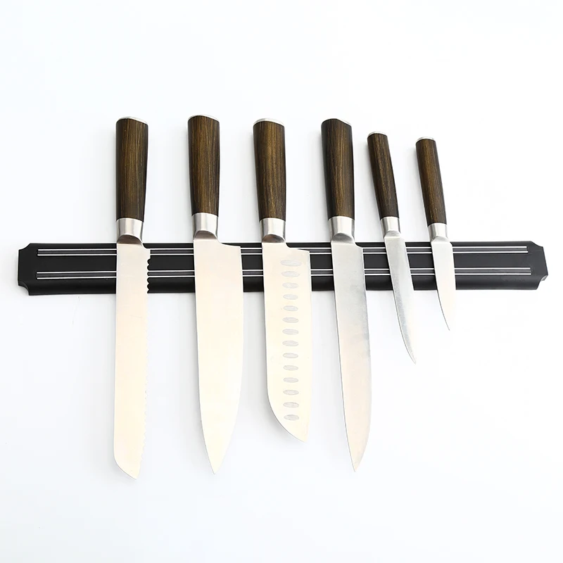 Home Kitchen Magnetic Knife Block Rack Storage Holder