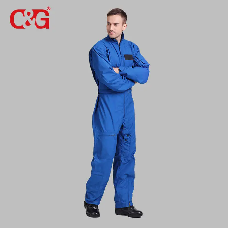 Flight Suit Nomex Royal Blue Coverall Uniform