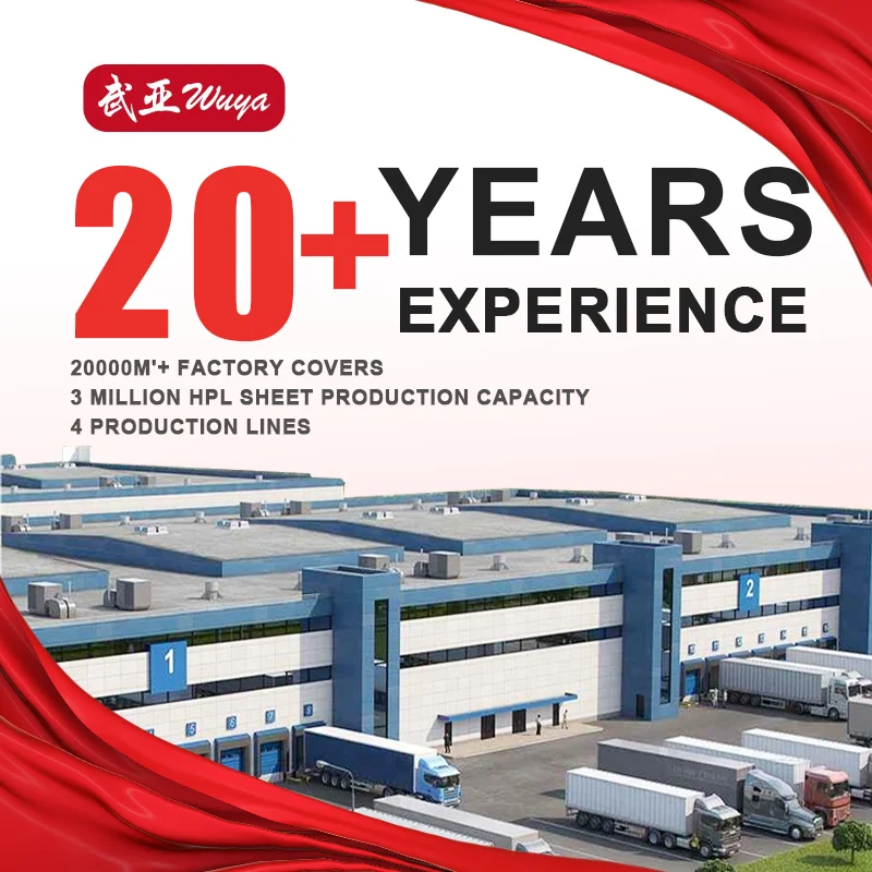 YA MING clad hpl cheap exterior wall panels table external compact laminate board suppliers hpl compact