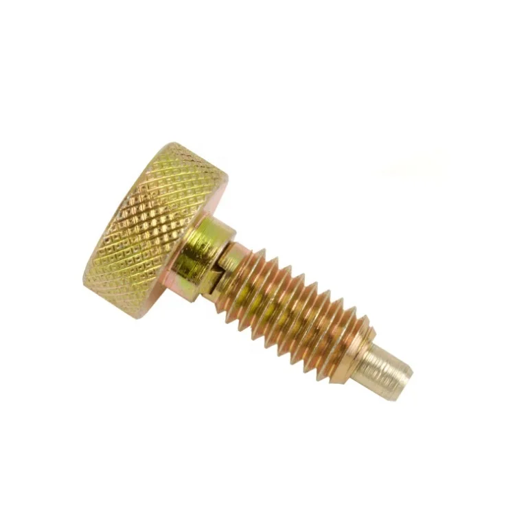 OEM Stainless Steel Knurled Knob Hand Retractable Spring Plunger