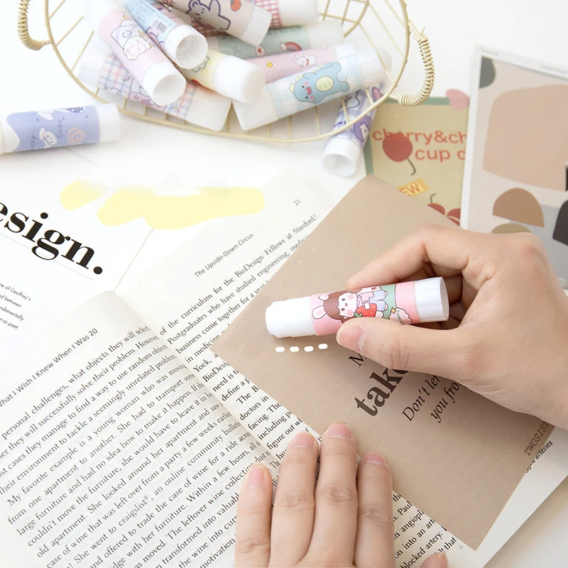 PVA bulk solid adhesive with Cute cartoon outer packaging use for School Supplies