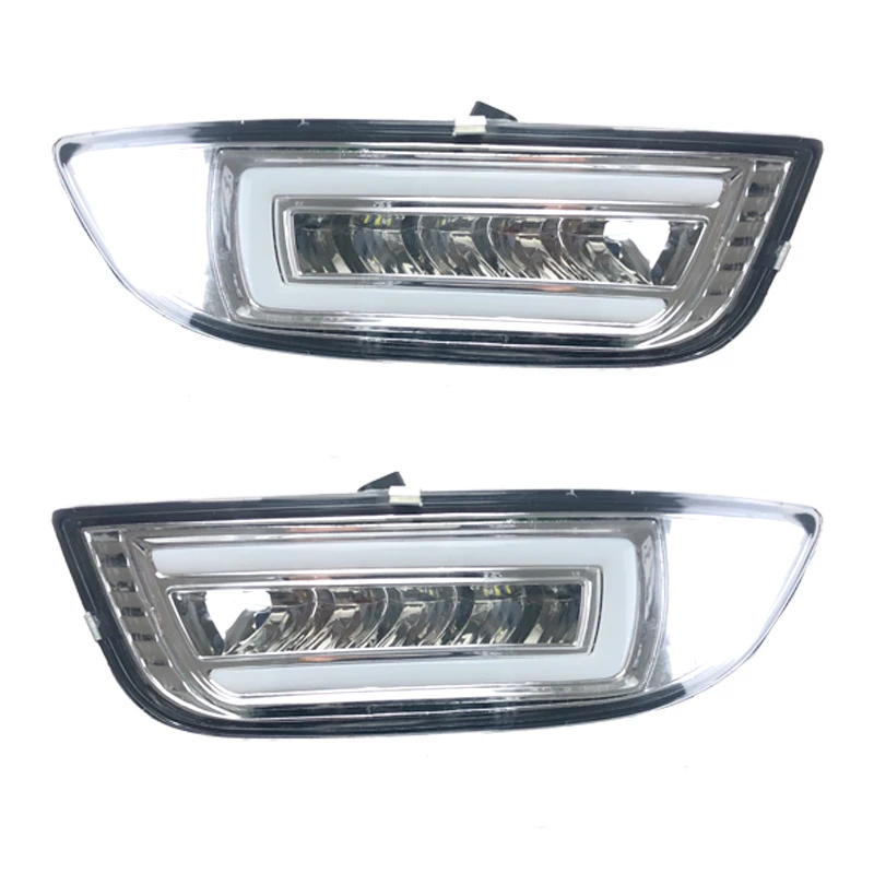 Driving DRL fog lights FOR MITSUBISHI LANCER EX 2008 2009 2010 2012 2013 2014 2015 2016 LED fog lamp