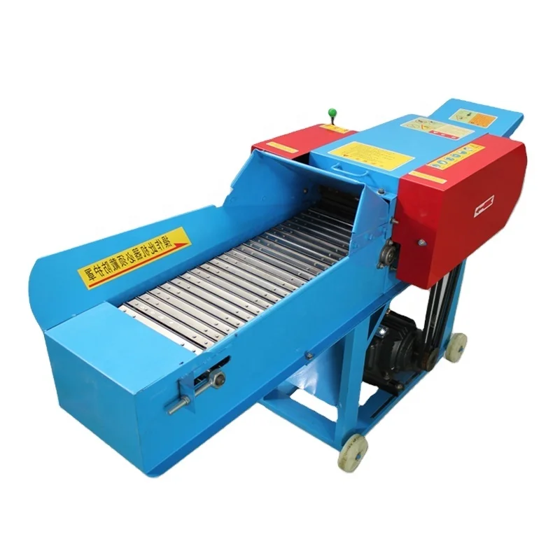 380 V 7.5 KW electric motor hay cutter corn grinder 5 6 blades stainless steel material grass shredder