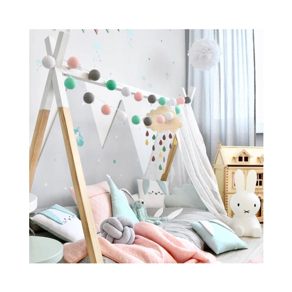 CHOC CHOCK Hot Selling Children Furniture Solid Wood Bed For Kids Bed Blue For Boy Girl