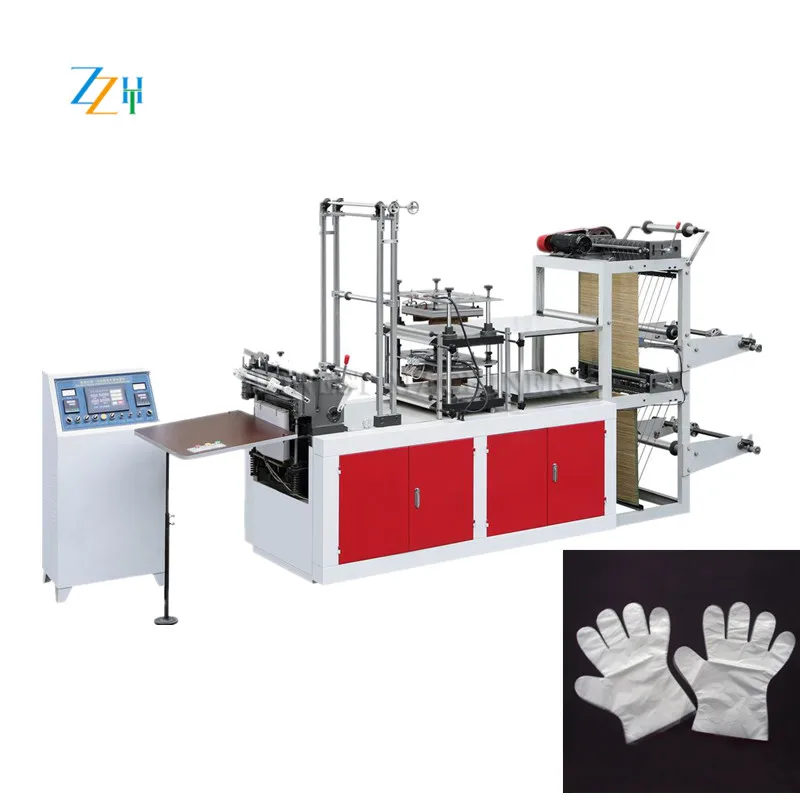 
Fully Automatic PE Gloves Production Line / Plastic Gloves Equipment / Disposable PE Glove Making Machine 