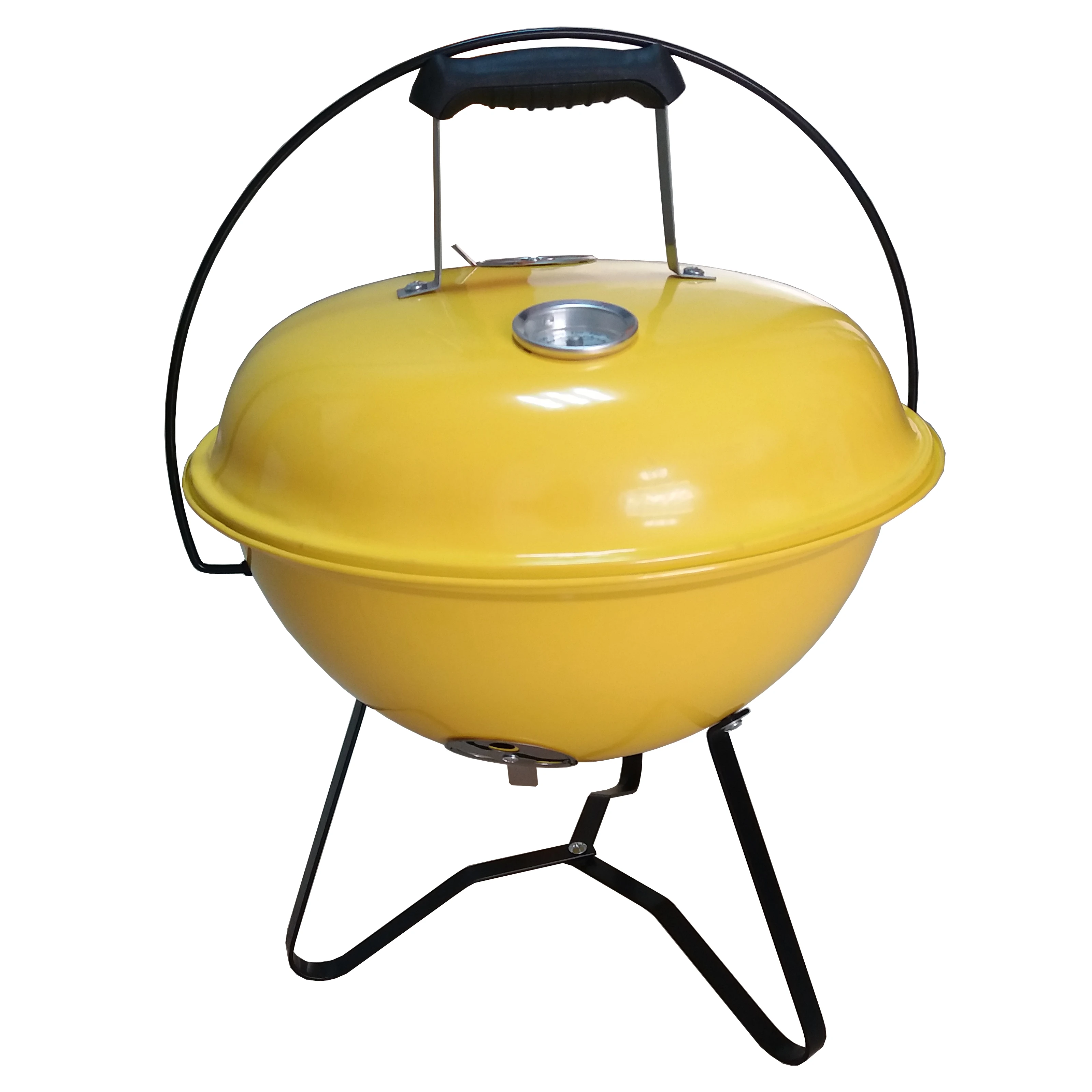Boutique 14' Round portable mini metal type camping charcoal bbq grill for outdoor garden