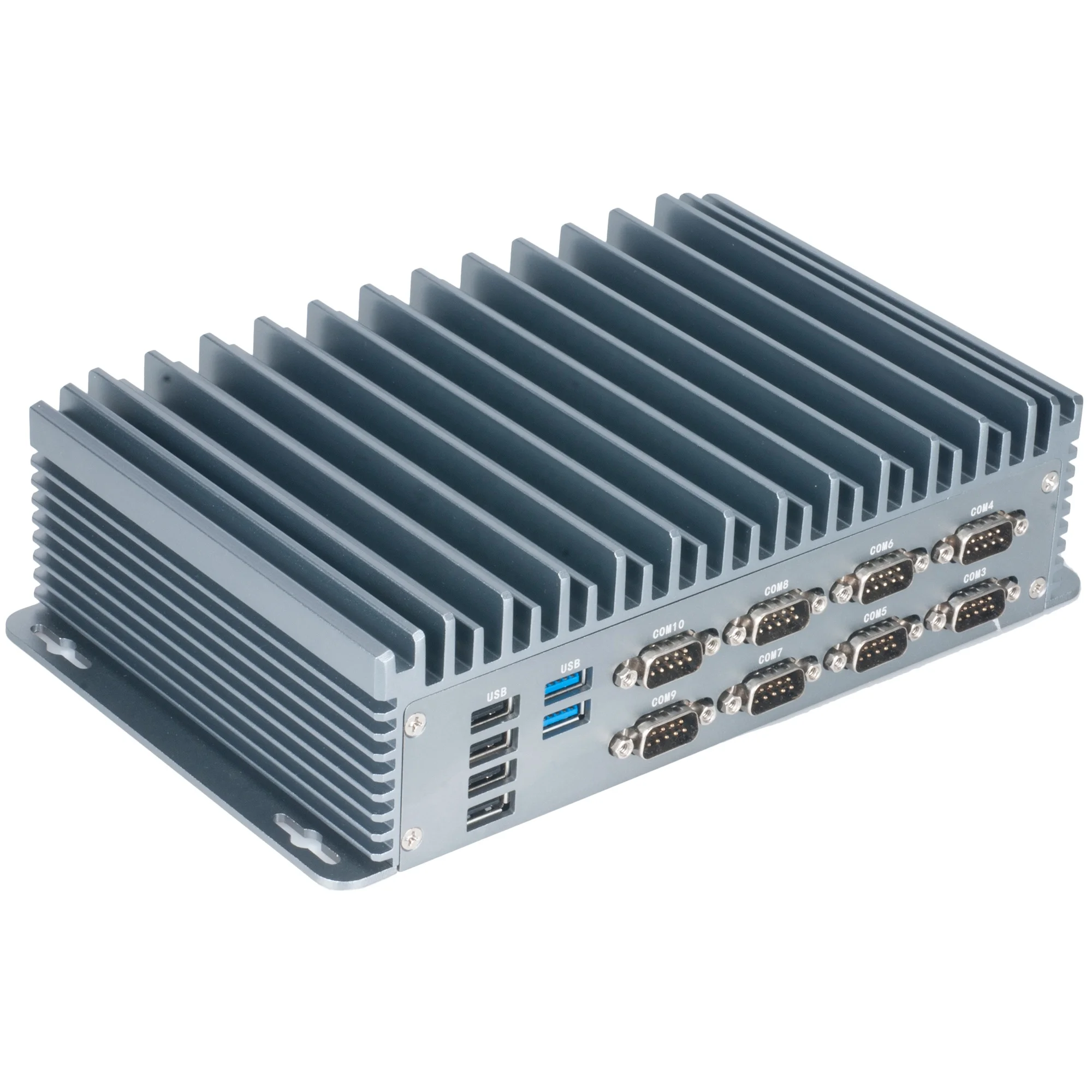 Новый промышленный мини-ПК 10 COMS с поддержкой win10 linux intel J1900, настольный ПК без монитора