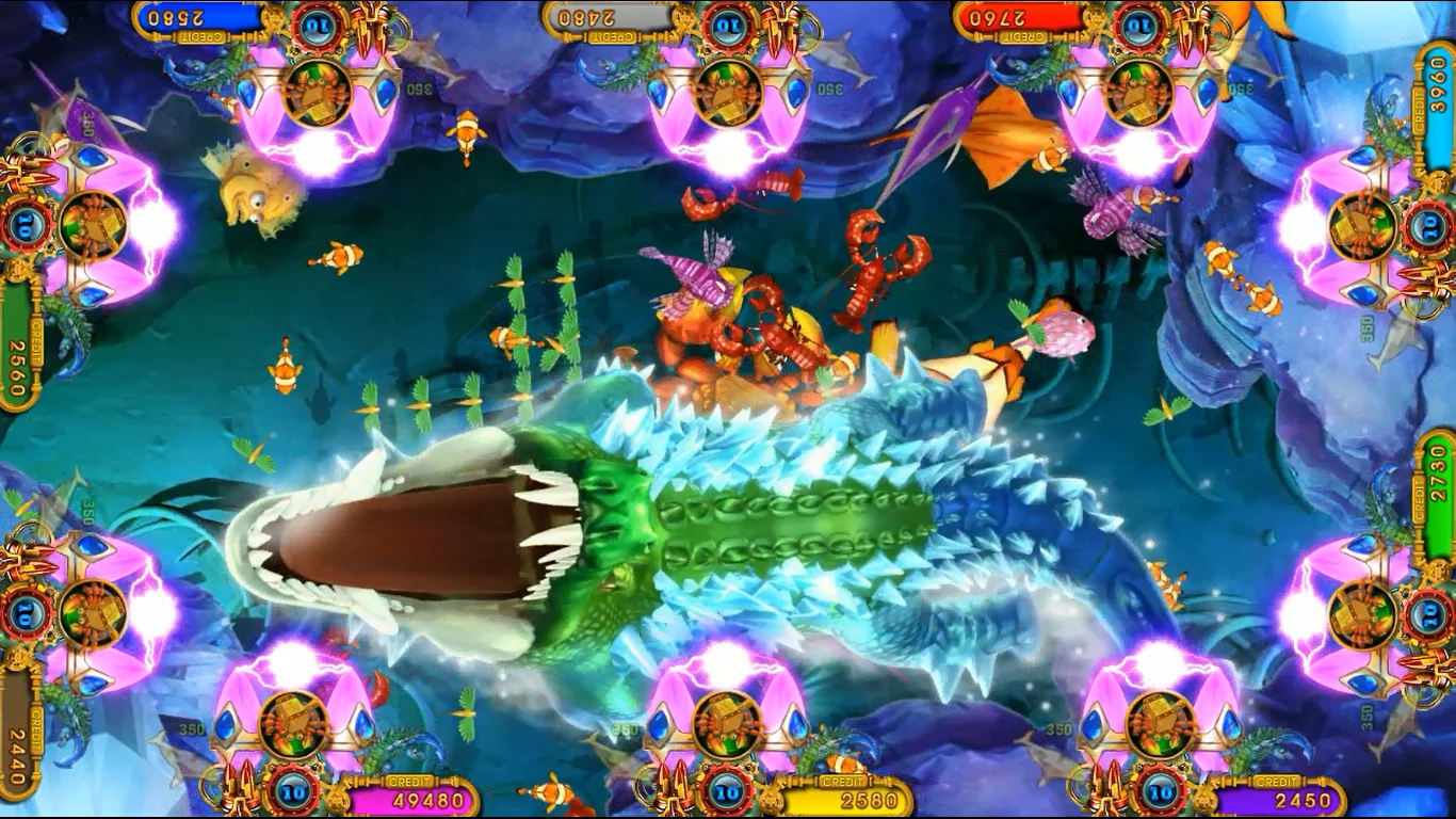 Доска для игры в рыбалку OCEAN KING 3PLUS Darth Vader fish game board/игровой стол рыбалки на продажу