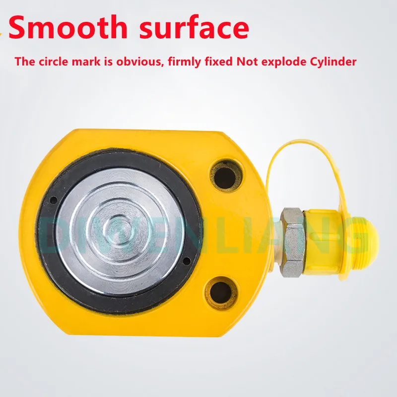 Ультратонкий гидравлический домкрат портативный Электрический разделенный ход 13 мм 20 тонн подъемный инструмент с ручным гидравлическим насосом