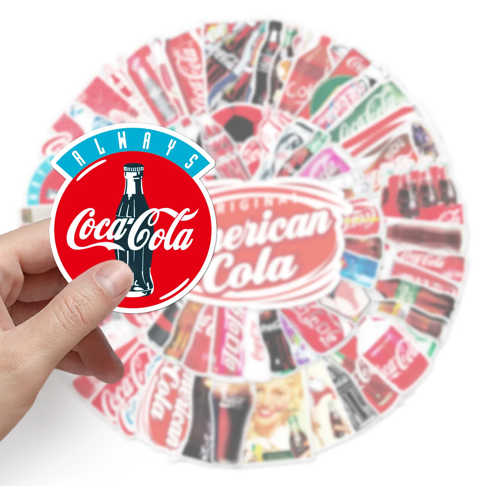 Water Oil Proof Made Crack Peel Self Adhesive PVC White Vinyl Sticker Printed Die Cut Logo Custom Tattoo Sticker