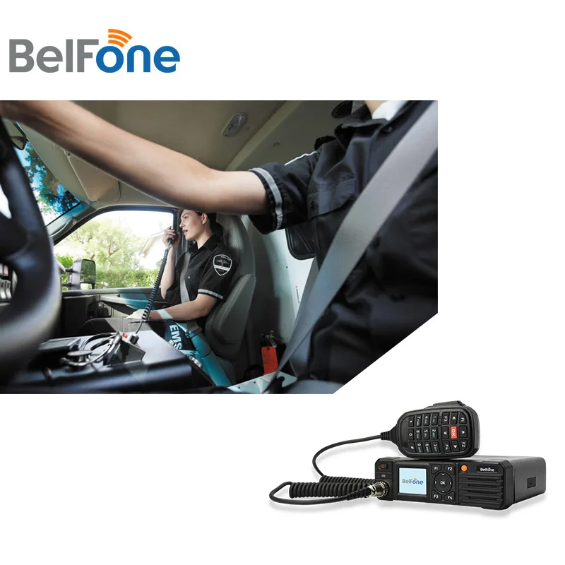 Professional DMR Radio Mobile  Vhf Uhf 50w Mobile Radio Transceiver with GPS Module