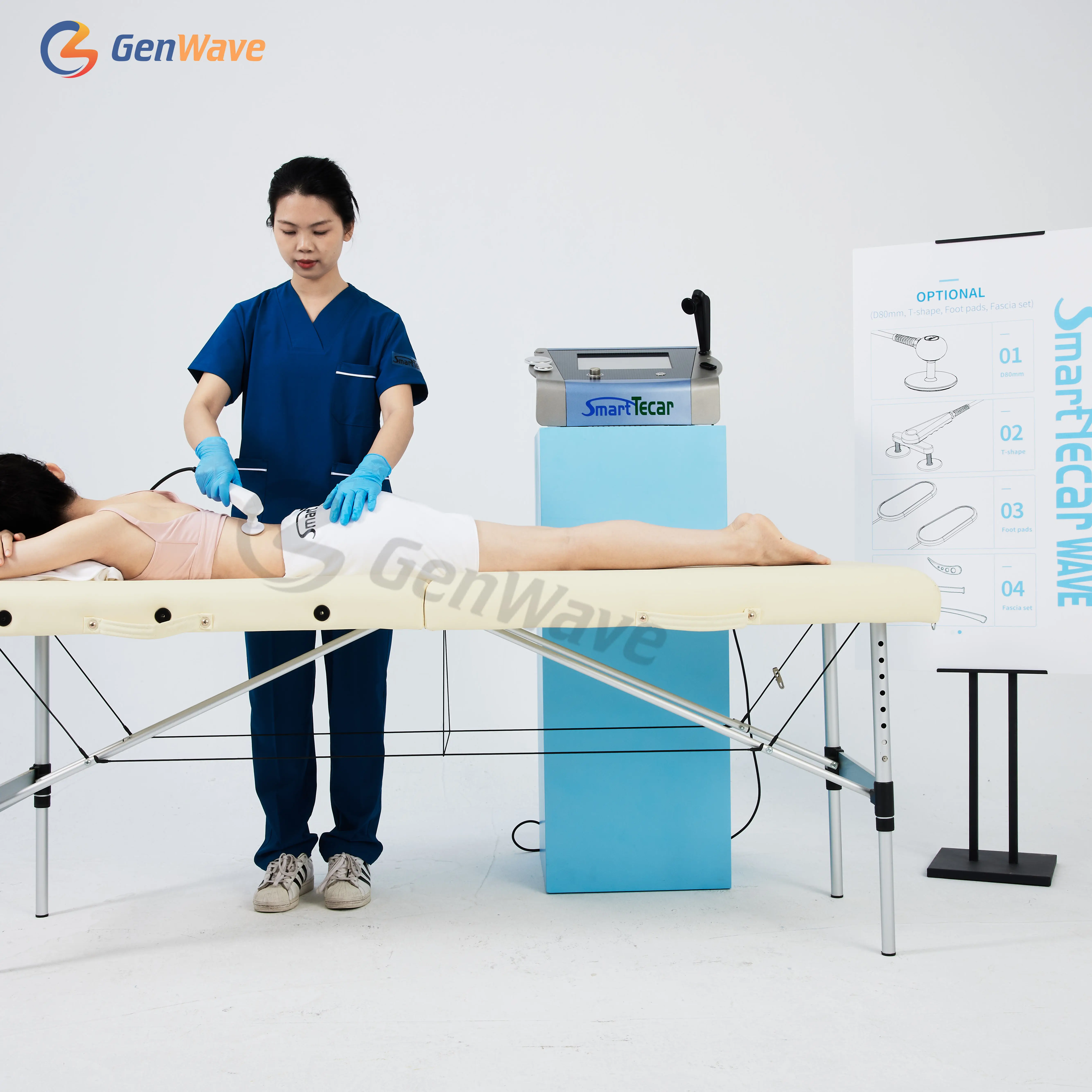 Portable 448khz Tecar Physiotherapy Equipment Pain Relief Tecar Therapy Diathermy High Quality Smart Tecar Machine