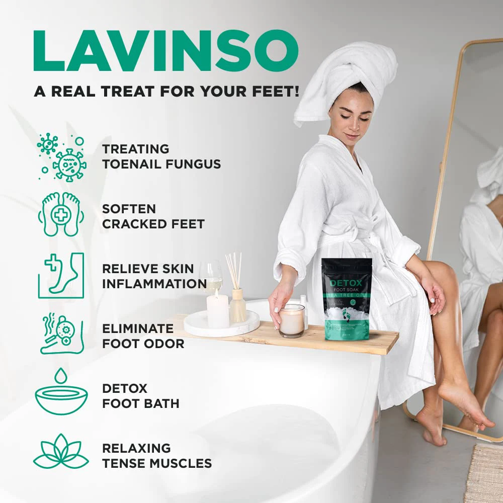 Custom Private Label Natural Tea Tree Oil Exfoliation Calluses Foot Soak Foot Salt