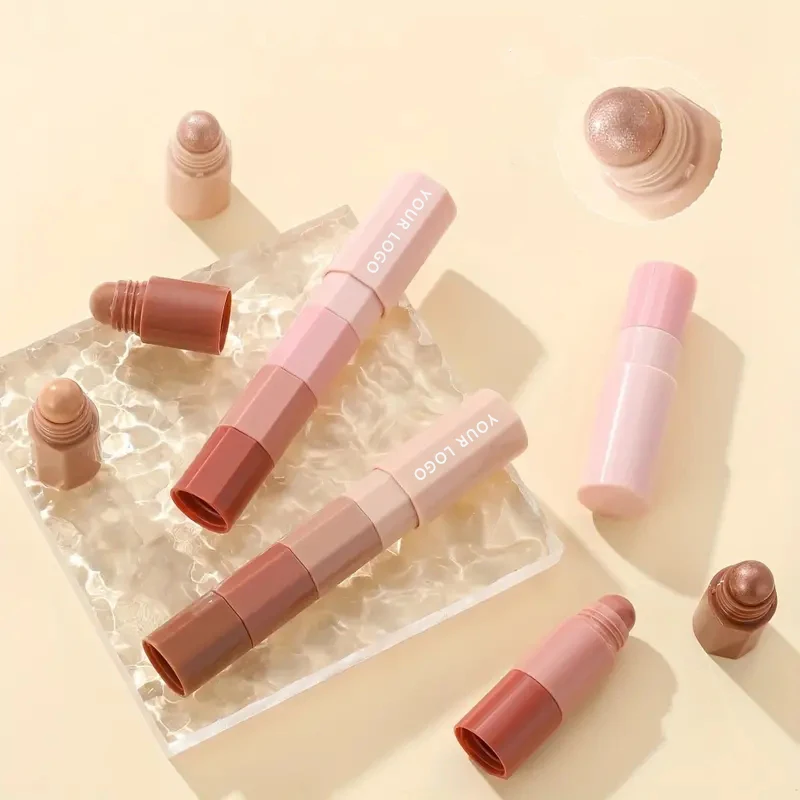 Private Label Waterproof Eyeshadow Pencil Custom Makeup Matte Eyeshadow Stick Set