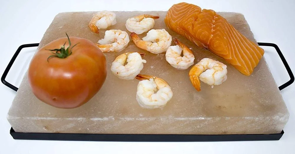 Salt Slab Floding Plate Holder for BBQ Cooking Barbecue Tools