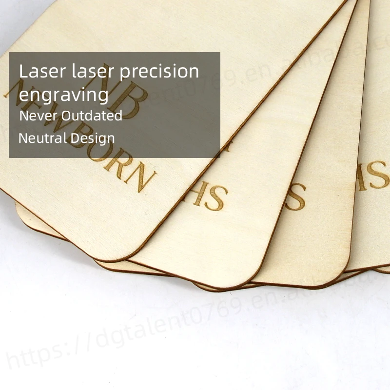 Tailai Wood Monthly Milestone Photo Card Baby Milestone Announcement Cards  Wood Milestone Discs Hello World Birth Sign Wooden