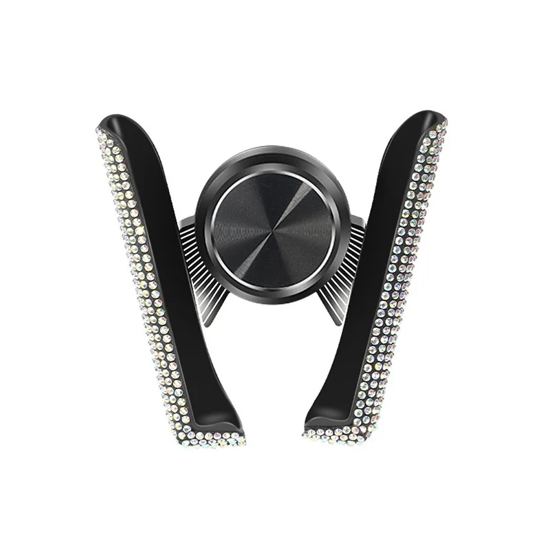 Bling Crystal Car Phone Holder Universal Air Vent Mount Clip Cell Holder For Phone In Car Mobile Phone Stand Holder Smartphone