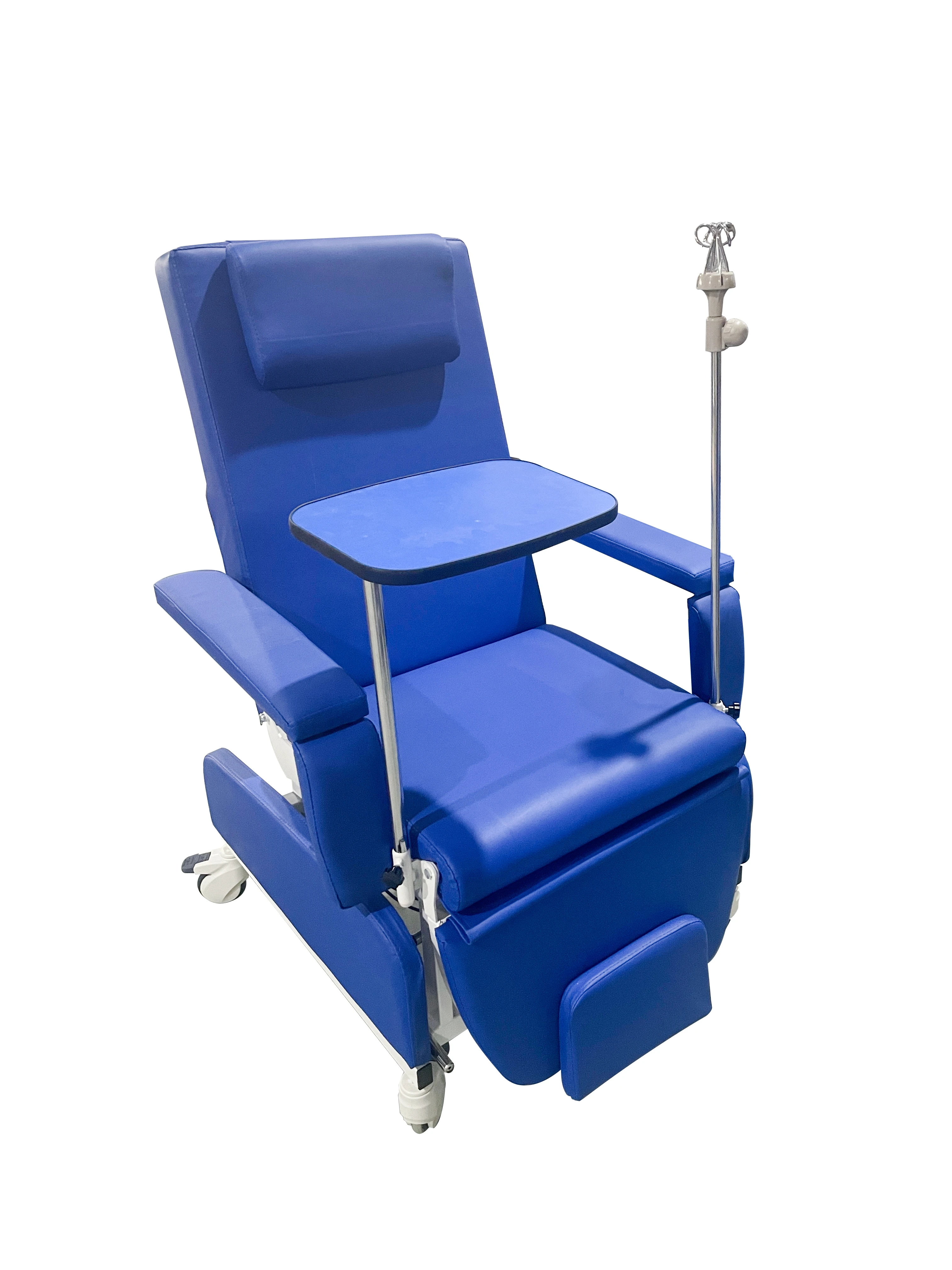 EM-DC001 Hospital blood drawing chair adjustable manual phlebotomy chair blood extraction chair