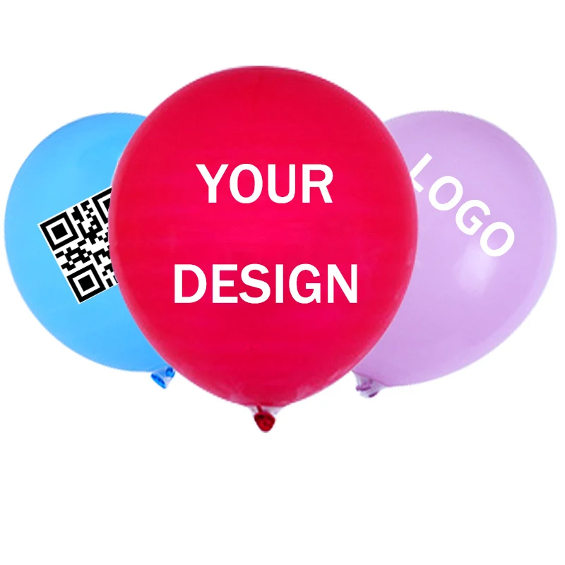 Cheap Promotional Personalized printing balloons custom logo 10 12 inch ballon with logo