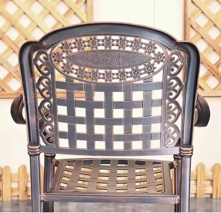 Patio Sets Rattan Chair Outdoor Furniture Garden Iron Modern Restaurant Patio Chair And Table