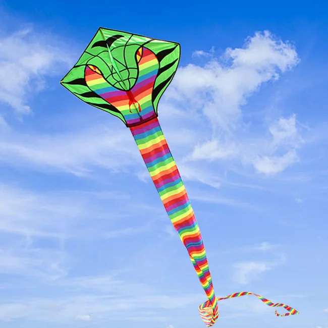 Made in china Customized  Long Tail Delta Cartoon Chinese snake Animal Sport Flying Kite from Weifang